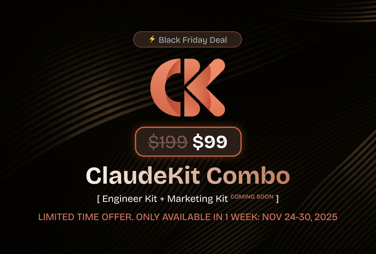 ClaudeKit Combo - Buy 1 Get 1